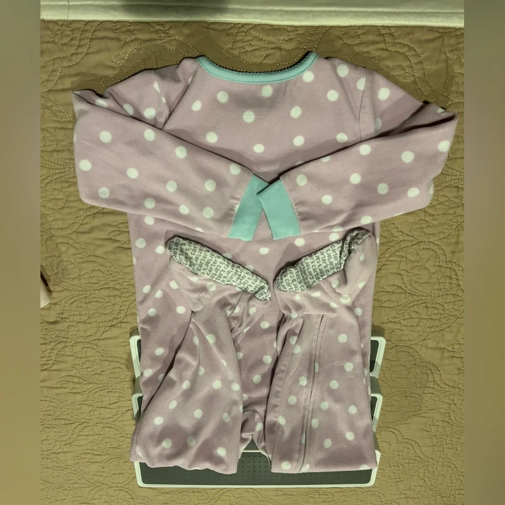 Lot of 2 Carter's Fleece Footie Pajamas
